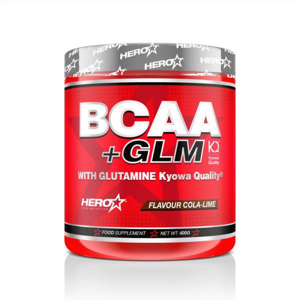 Hero Tech Nutrition BCAA+glm (BCAA+Glutamin Kyowa-Qualität) 400 Gr