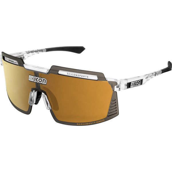 Scicon Sports Aerowatt Foza Gafas De Sol Deportivas (cristal Lucido / Bronce Espejo)