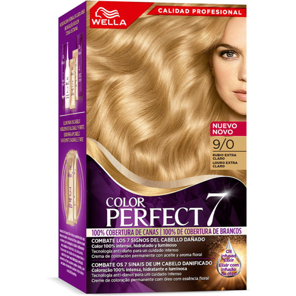 Wella Color Perfect 7 100% grijsdekking 90-extra lichtblond voor dames