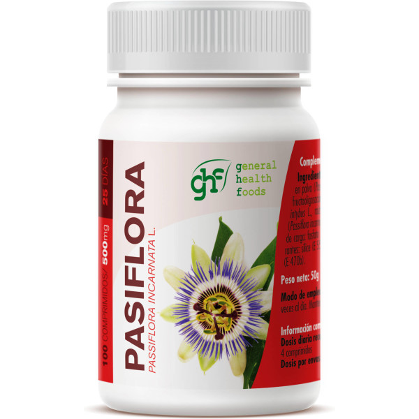 Ghf Pasiflora 100 Comprimidos 500mg