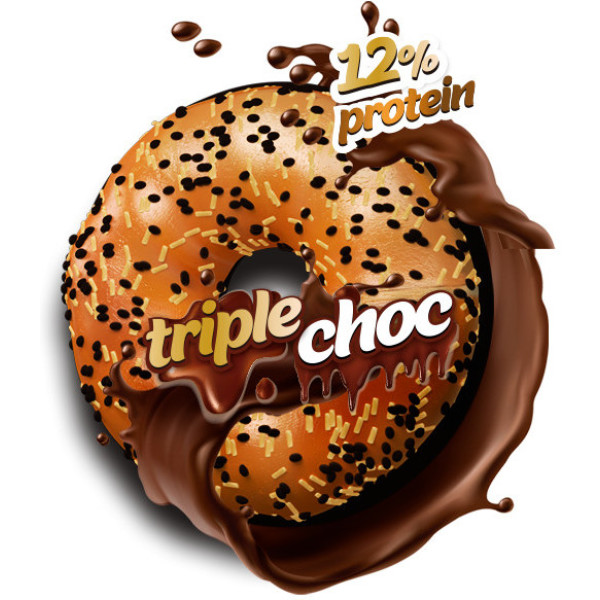Mr Yummy Bagel Triplo Chocolate 15 rosquinhas x 70 gr