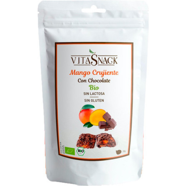 Vitasnack Knapperige Mango Met Chocolade 34g