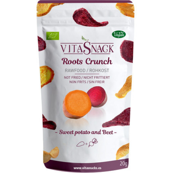 Vitasnack Mix aus knuspriger Süßkartoffel und Rote Bete 20g