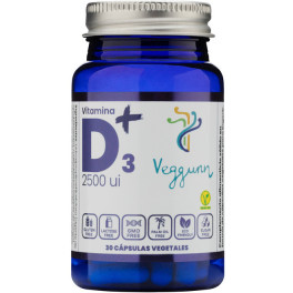 Veggunn Vitamine D3 30 Gélules - 2500ui