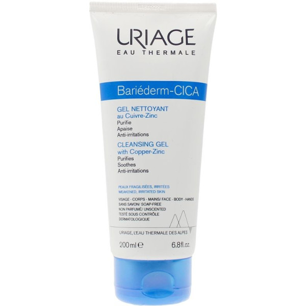 Uriage Bariéderm Cleansing Cica Gel 200 ml Frau