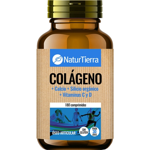 Naturtierra Colágeno Con Magnesio 180 Comprimidos Unisex