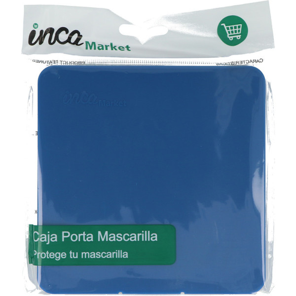 Inca Market Porta Mascarilla Ffp2 Quirúrgicahigiénica Azul Marino 1 U Unisex