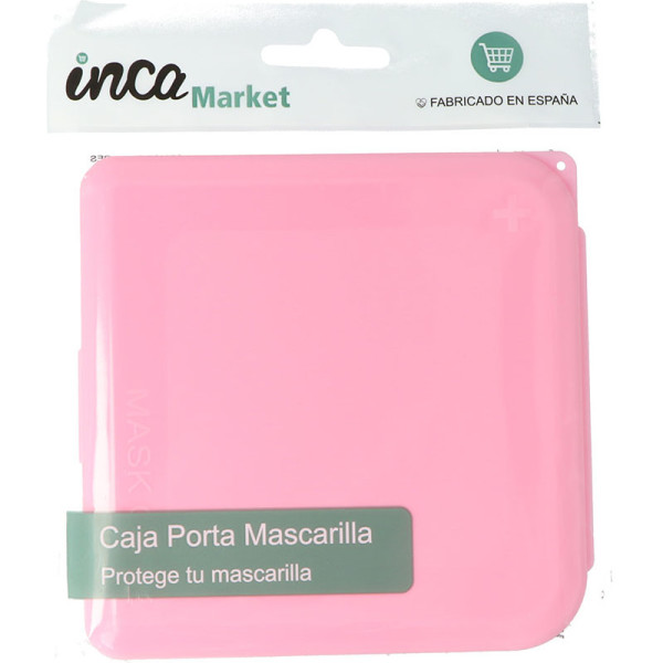 Porta-máscara rosa unissex Inca Market