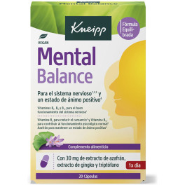 Cápsulas Kneipp Mental Balance 20 U Unissex