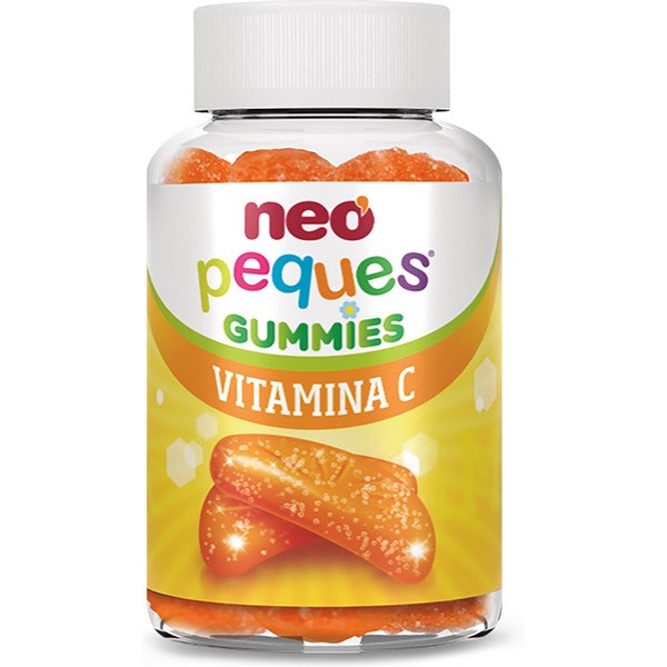 Neovital Neo Peques  Gummies Vitamina C 30 Unidades  Para Fortalecer El Sistema Inmunitario  Tomar 1 O 2 Al Día  Para Mayores D