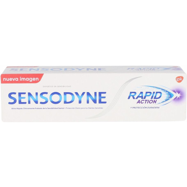 Sensodyne creme dental de ação rápida 75 ml unissex