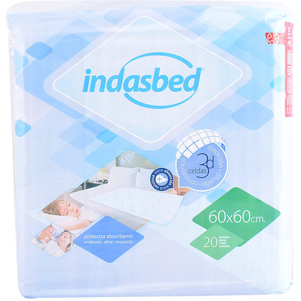 Indasec Indasbed Protetor Absorvente 60x60 Cm 20 U Mulher