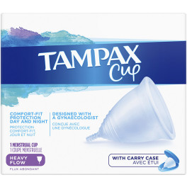 Tampax Copa Flujo Menstrual Abundante 1 Piezas Mujer