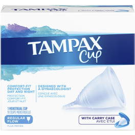 Tampax Regelmäßige Menstruationstasse 1 Stück Frau