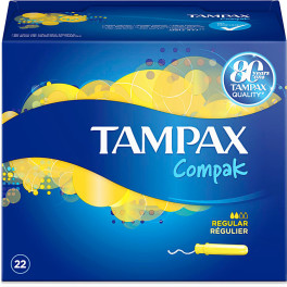 Tampax Compak Tampon Regular 22 U Dames