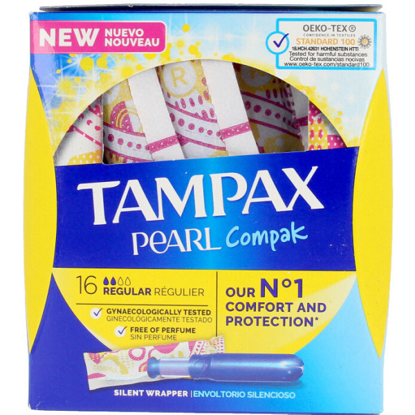 Tampax Pearl Compak Regular Tampon 16 U Frau