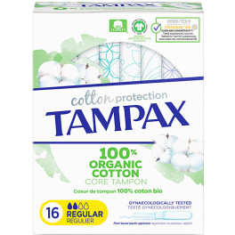 Tampax Organic Regular Tampón 16 U Mujer