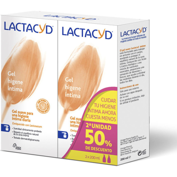 Lote de Gel Íntimo Lactacyd 2 X 200 Ml Feminino