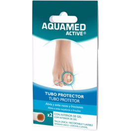 Aquamed Tubo Protector Con Interior De Gel 2 U Unisex