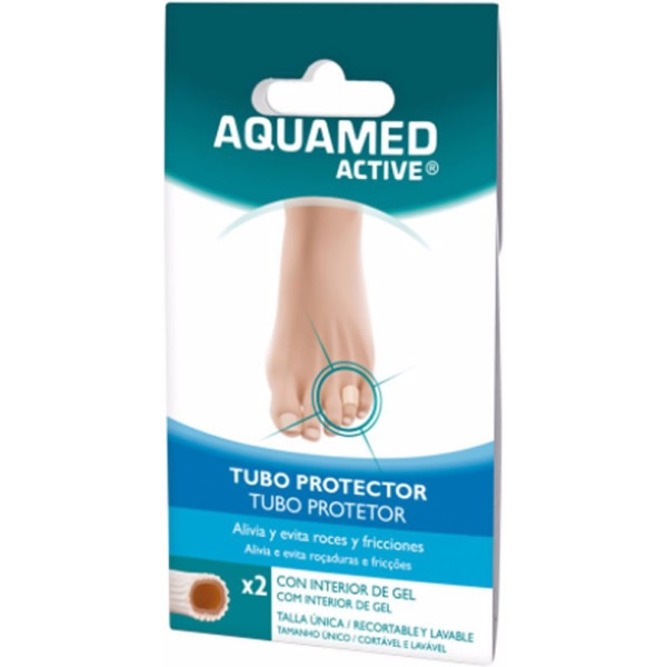 Aquamed Tubo Protector Con Interior De Gel 2 U Unisex