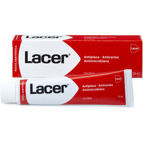 Lacer Zahnpasta mit Fluorid 75 ml Unisex
