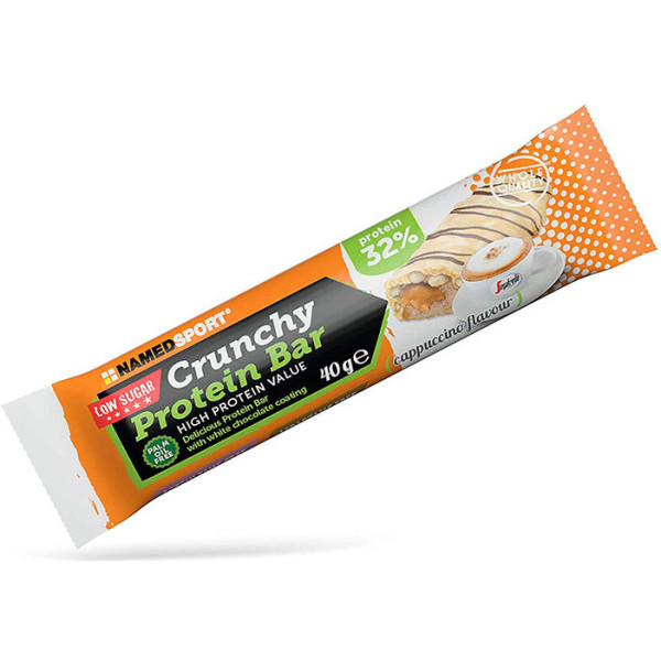 Namedsport Crunchy Protein Bar Vorher/Nachher Cappuccino 40 Gr (24 Einheiten)