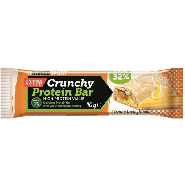 Namedsport Crunchy Proteinbar Antes/Depois Torta de Limão 40 Gr (24 Unidades)
