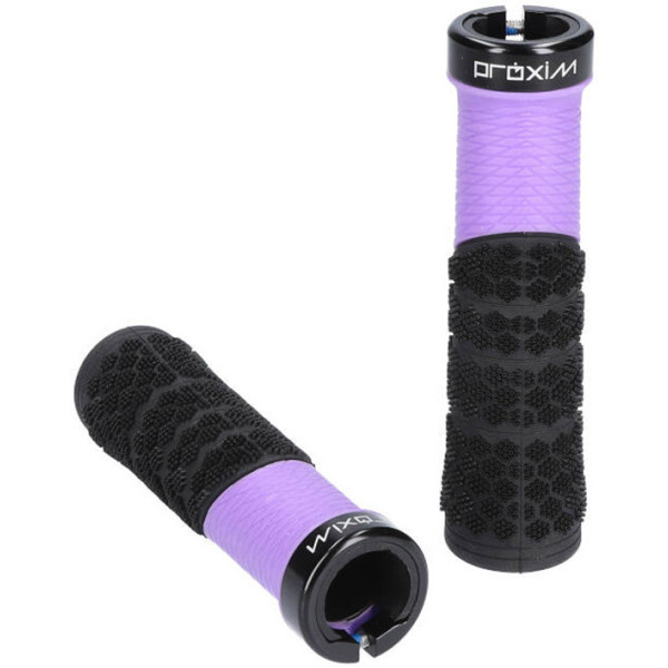 Prologo Proxim X-shred Silicone Grip Set preto/roxo
