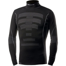 Biotex Camiseta Interior Manga Larga Warm Effect Termico Negro 3d