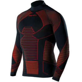 Biotex Onderhemd Lange Mouw Icebreak Thermal Zwart/rood 3d