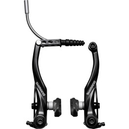 Pinça de freio traseiro Shimano Alivio Br-t4000l preta com sapatas S65t