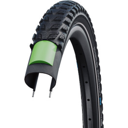 Schwalbe Cubierta Marathon 365 26x2.00 Hs475 Perf Greeng. Addix 4season Rigida Negro C/reflec.50-559