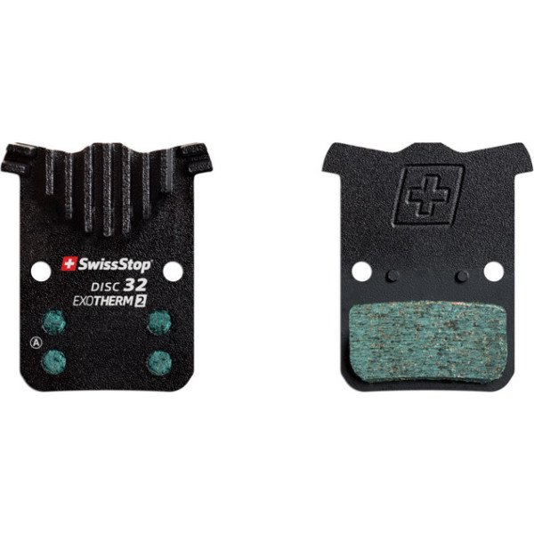 Swissstop Swisstop Schijfremblokset 32 Exotherm2 Koelvin Staal tbv Sram