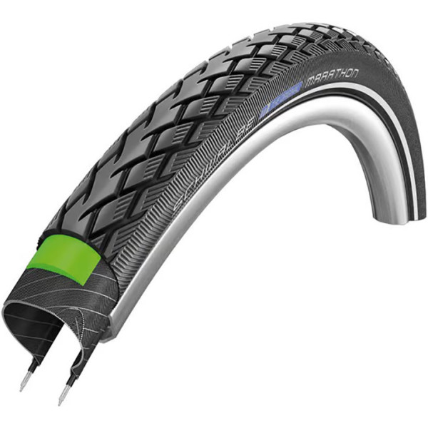 Schwalbe Cubierta Marathon 365 28x1.40/700x35c Hs475 Perf Greeng.addix 4season Rigida Neg Ref.37-622