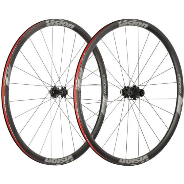 Vision Team 35 Laufradsatz Disc Centerlock Clincher Tubeless Ready Shimano Hg11 Aluminium