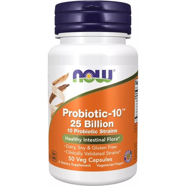 Now Probiotic-10 25 Billion 100 Vcaps