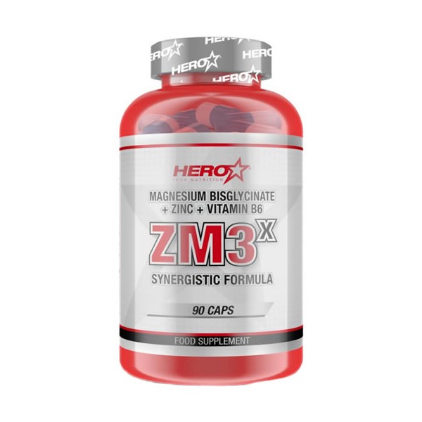 Hero ZM3 Magnesium + Zinc + Vitamina B6 90 caps