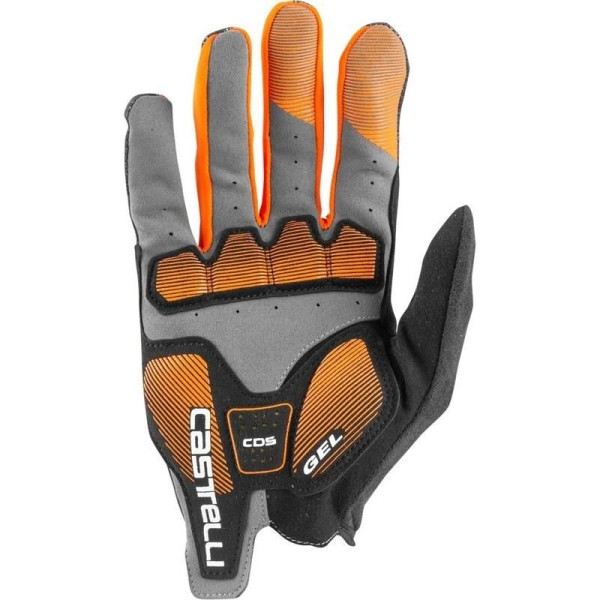 Castelli Guantes Arenberg Gel Lf Gris / Naranja