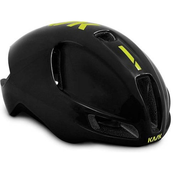 Kask Casco Utopia Negro/amarillo