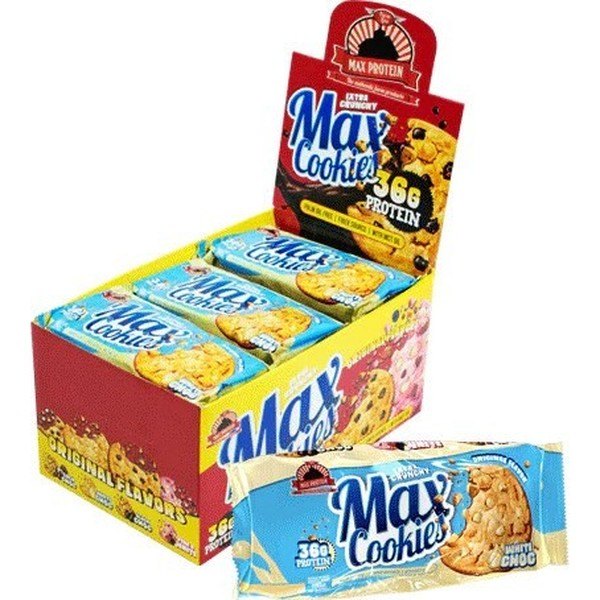 Max Protein Max Cookies Protein Cookie 12 bags x 100 gr