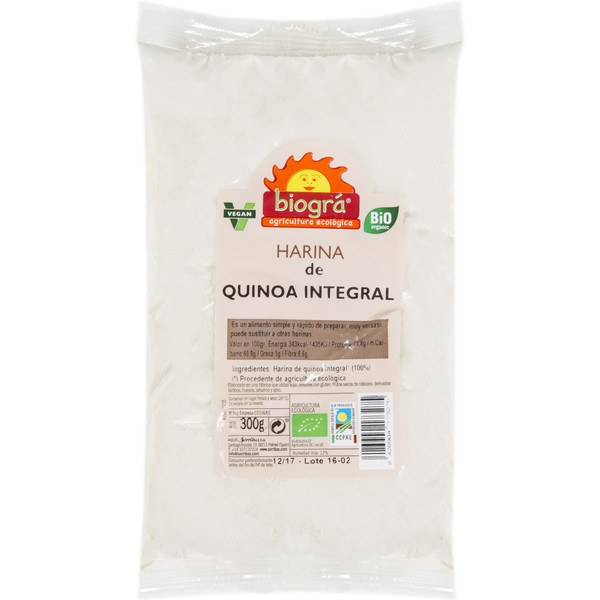 Biográ Farine De Quinoa Intégrale 300g Biogra Bio