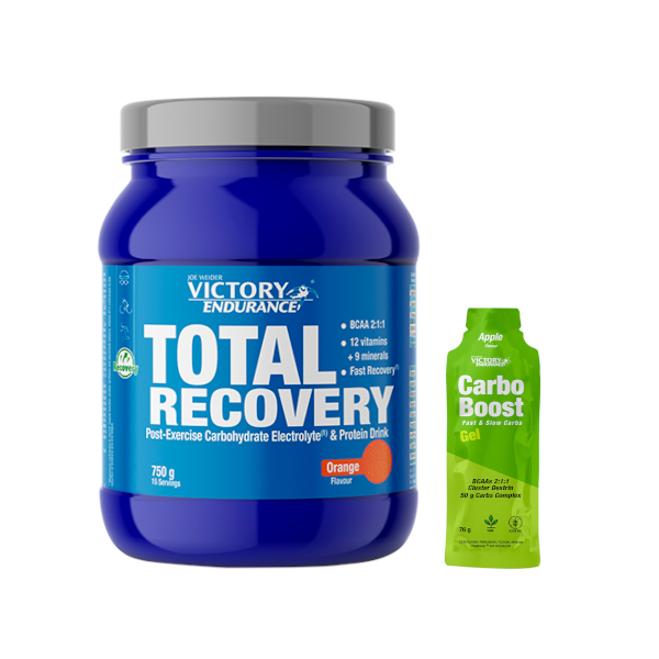 CADEAU Pack Victory Endurance Total Recovery 750g + Carbo Boost Gel 1 Gel X 76 Gr