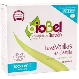 Biobel Beltran Eco pastilhas para lava-louças 30 unidades
