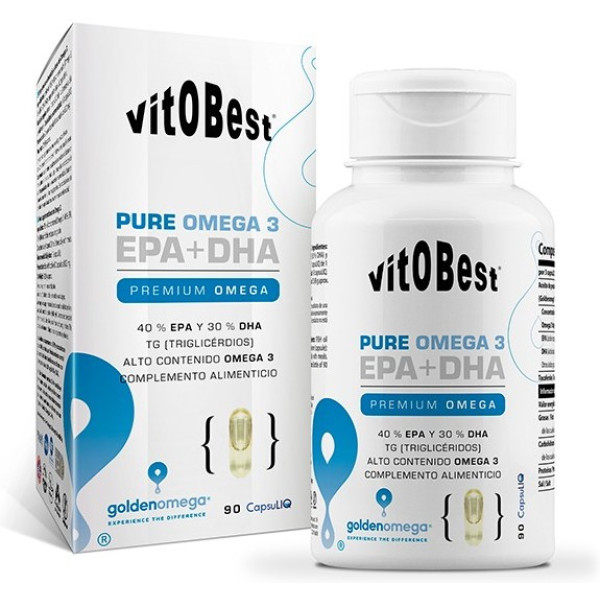 Vitobest Pure Oméga 3 Epa+dha 700 Mg 90 Gélules