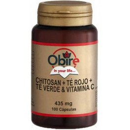 Obire Chitosan+te Rojo+ Te Verde+c 100 Caps