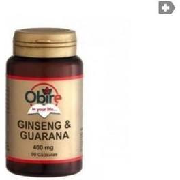 Obire Ginseng + Guaraná 400 mg 90 cápsulas