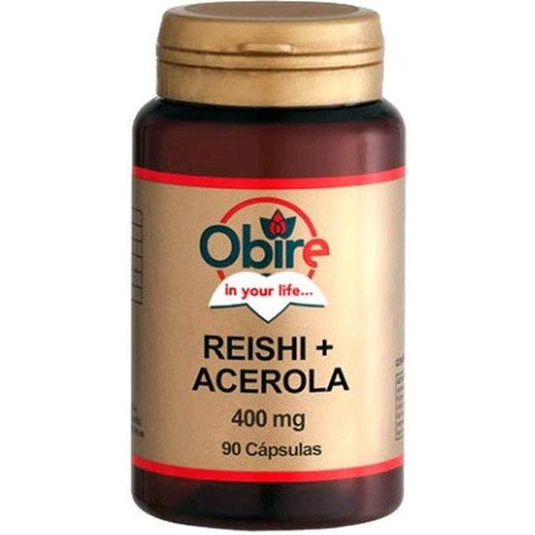 Obire Reishi (micélio e acerola) 400 mg 90 cápsulas