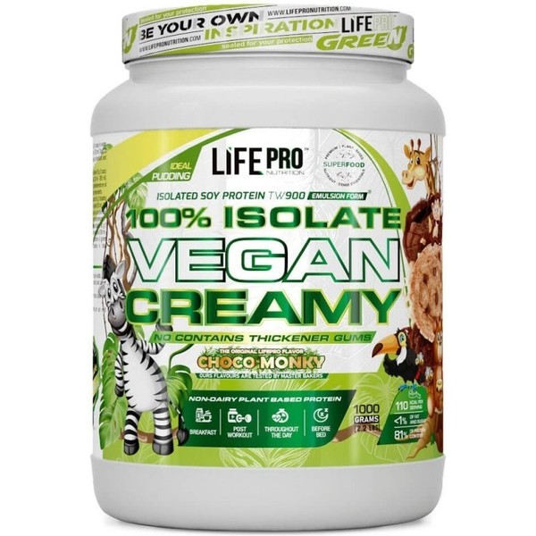 Life Pro Nutrition Isolate Vegan Creamy 1 Kg