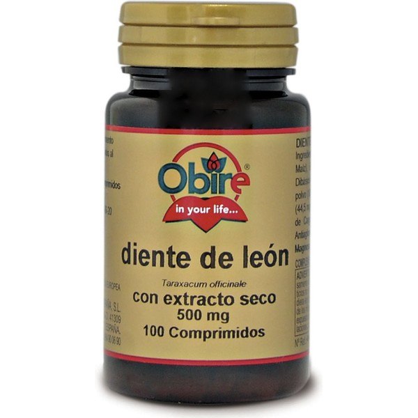 Obire Diente De Leon 500 Mg Extracto Seco 100 Comp