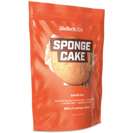 Biotech Usa Sponge Cake Baking Mix 600 Gr